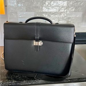Montblanc leather briefcase